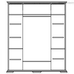 Шкаф Лика (ММ 137-01/04Б) без зеркал в Игриме - igrim.mebel24.online | фото 2