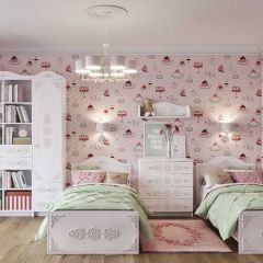 KI-KI ШД450.1 Шкаф (белый/белое дерево) в Игриме - igrim.mebel24.online | фото 3