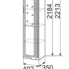 Шкаф-пенал правый Виктория 32 без стекла в Игриме - igrim.mebel24.online | фото 4