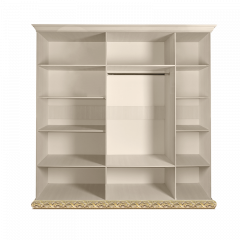 Шкаф платяной (3 зеркала)Тиффани штрих-лак/золото (ТФШ1/5) в Игриме - igrim.mebel24.online | фото 2
