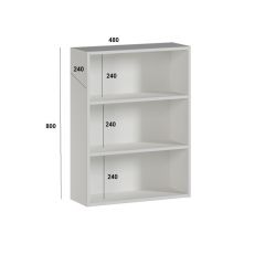 Шкаф 480 подвесной (Белый) в Игриме - igrim.mebel24.online | фото 3