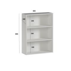 Шкаф 600 подвесной (Белый) в Игриме - igrim.mebel24.online | фото 3