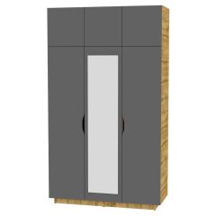 Шкаф с зеркалом "Аврора (H21_M)" в Игриме - igrim.mebel24.online | фото 19