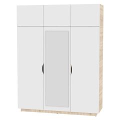 Шкаф с зеркалом "Аврора (H29_M)" в Игриме - igrim.mebel24.online | фото 3