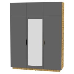 Шкаф с зеркалом "Аврора (H29_M)" в Игриме - igrim.mebel24.online | фото 19