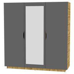 Шкаф с зеркалом "Аврора (H30_M)" в Игриме - igrim.mebel24.online | фото 19