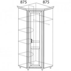 Шкаф угловой №862 "Ралли" (Угол 875*875) в Игриме - igrim.mebel24.online | фото 2