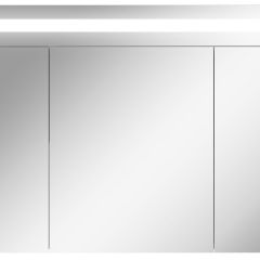 Шкаф-зеркало Аврора 100 с подсветкой LED Домино (DV8012HZ) в Игриме - igrim.mebel24.online | фото