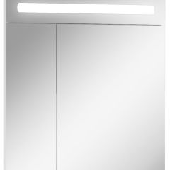 Шкаф-зеркало Аврора 65 с подсветкой LED Домино (DV8006HZ) в Игриме - igrim.mebel24.online | фото