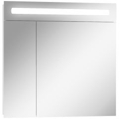 Шкаф-зеркало Аврора 70 с подсветкой LED Домино (DV8007HZ) в Игриме - igrim.mebel24.online | фото