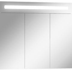 Шкаф-зеркало Аврора 80 с подсветкой LED Домино (DV8009HZ) в Игриме - igrim.mebel24.online | фото