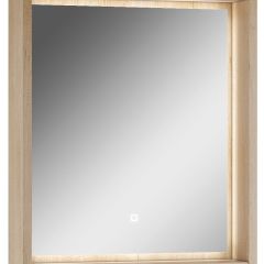 Шкаф-зеркало Nice 60 с подсветкой Домино (DN4706HZ) в Игриме - igrim.mebel24.online | фото