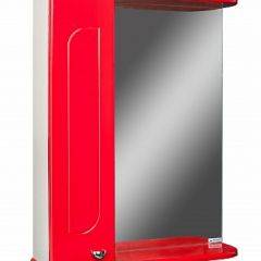 Шкаф-зеркало Радуга Красный 50 левый АЙСБЕРГ (DA1122HZR) в Игриме - igrim.mebel24.online | фото