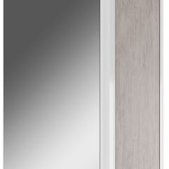 Шкаф-зеркало Uno 60 Дуб серый левый/правый Домино (DU1503HZ) в Игриме - igrim.mebel24.online | фото