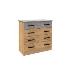 Спальня Асти Комод (Дуб крафт золотой) в Игриме - igrim.mebel24.online | фото 1