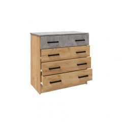 Спальня Асти Комод (Дуб крафт золотой) в Игриме - igrim.mebel24.online | фото 2