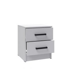 Спальня Асти Тумба прикроватная (Белый) в Игриме - igrim.mebel24.online | фото 2