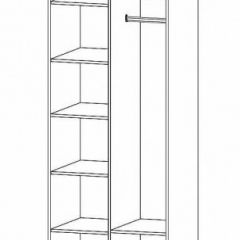 ГАММА Спальный гарнитур (модульный) дуб вотан в Игриме - igrim.mebel24.online | фото 10