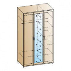 Спальня Мелисса композиция 3 (Гикори Джексон светлый) в Игриме - igrim.mebel24.online | фото 4