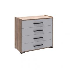 Спальня Соната Комод (Белый/Дуб крафт золотой) в Игриме - igrim.mebel24.online | фото