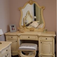 Спальный гарнитур Мона Лиза (крем) 1800 в Игриме - igrim.mebel24.online | фото 9