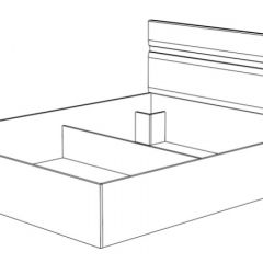 Спальный гарнитур Ненси (Венге/Белый глянец) в Игриме - igrim.mebel24.online | фото 3