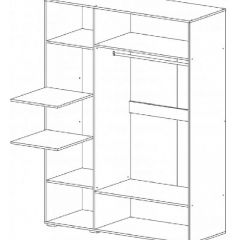 Спальный гарнитур Ненси (Венге/Белый глянец) в Игриме - igrim.mebel24.online | фото 17