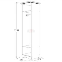 Спальный гарнитур Ольга-1Н (модульная) в Игриме - igrim.mebel24.online | фото 7