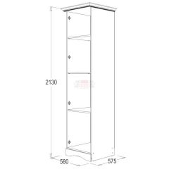 Спальный гарнитур Ольга-1Н (модульная) в Игриме - igrim.mebel24.online | фото 9