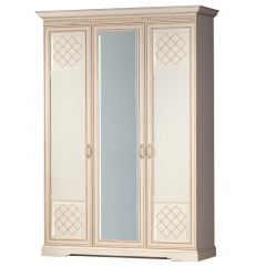 Спальный гарнитур Парма (модульный) кремовый белый в Игриме - igrim.mebel24.online | фото 3