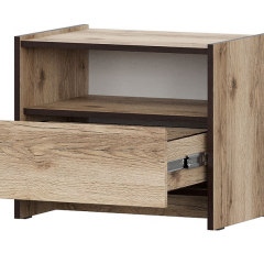 ПРАГА Спальный гарнитур Серия 3 (Дуб Делано/Дуб Венге) в Игриме - igrim.mebel24.online | фото 15