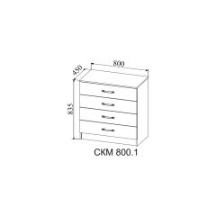 СОФИ Спальный гарнитур (модульный) в Игриме - igrim.mebel24.online | фото 7