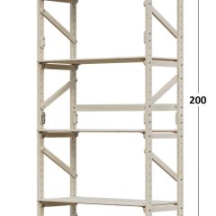 Стеллаж Конструктор Арт.СR2000-1 в Игриме - igrim.mebel24.online | фото 2