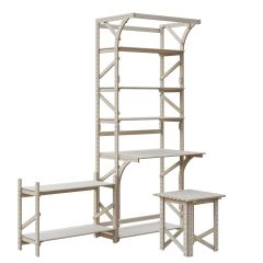 Стеллаж+стол Конструктор Арт.СRСт1-1 в Игриме - igrim.mebel24.online | фото 3