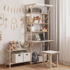 Стеллаж+стол Конструктор Арт.СRСт1-1 в Игриме - igrim.mebel24.online | фото 4