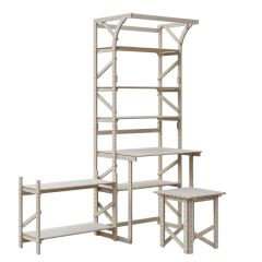 Стеллаж+стол со стойкой Конструктор Арт.СRСт2-1 в Игриме - igrim.mebel24.online | фото 3
