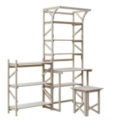 Стеллаж+стол со стойкой Конструктор Арт.СRСт2-1 в Игриме - igrim.mebel24.online | фото 5