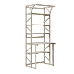 Стеллаж+стол со стойкой Конструктор Арт.СRСт2-1 в Игриме - igrim.mebel24.online | фото