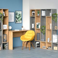 Стеллаж универсальный (ЛДСП камень темный) в Игриме - igrim.mebel24.online | фото 3