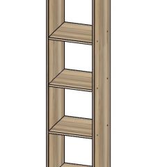 Стеллаж Ярофф №4, четырехсекционный в Игриме - igrim.mebel24.online | фото 2