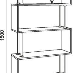 Стеллаж Зигзаг-2 в Игриме - igrim.mebel24.online | фото 4
