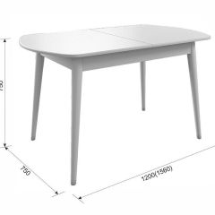 САЛЬСА Стол обеденный раздвижной в Игриме - igrim.mebel24.online | фото 3