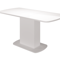 Стол обеденный Соренто 2 раздвижной (Белый) в Игриме - igrim.mebel24.online | фото