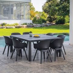 Стол раскладной Джули (Julie Double table 2 configurations) Графит в Игриме - igrim.mebel24.online | фото 7