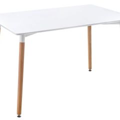 Стол деревянный Table 110 white / wood в Игриме - igrim.mebel24.online | фото