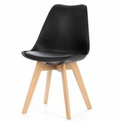 Стул Barneo N-12-2 Sephi PU черный в Игриме - igrim.mebel24.online | фото 1