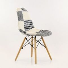 Стул Barneo N-12 Patchwork черно-белый в Игриме - igrim.mebel24.online | фото 2