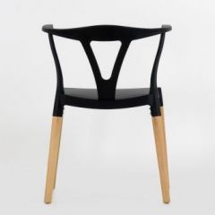 Стул Barneo N-218 Wishbone интерьерный кухонный черный в Игриме - igrim.mebel24.online | фото 2