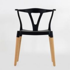 Стул Barneo N-218 Wishbone интерьерный кухонный черный в Игриме - igrim.mebel24.online | фото 3