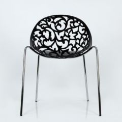 Стул Barneo N-223 Кружево металлокаркас черный в Игриме - igrim.mebel24.online | фото 5